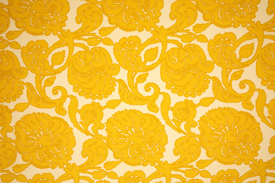 Christopher Farr Anna Indoor Printed Lemon Fabric Sample