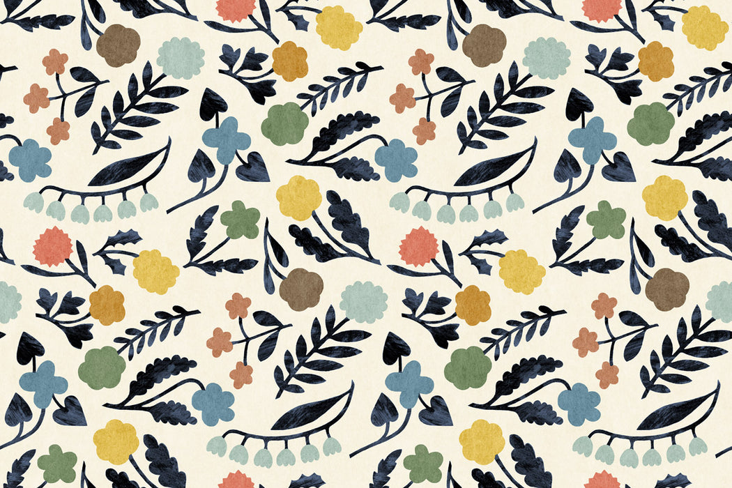 Christopher Farr Array Standard Cobalt Wallpaper Sample