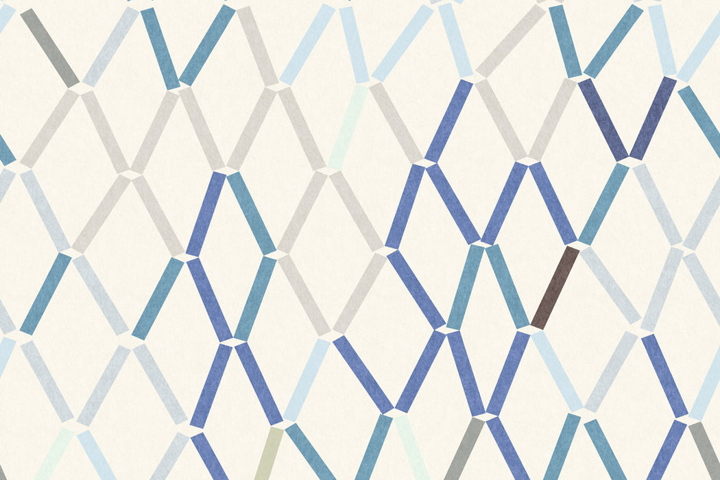 Christopher Farr Porto Standard Cobalt Wallpaper Sample