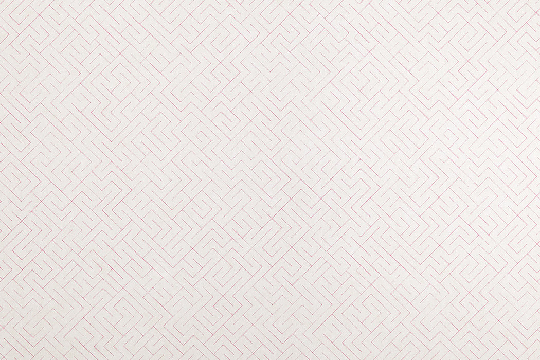 Christopher Farr Triangulated Standard Fuchsia Wallpaper Sample