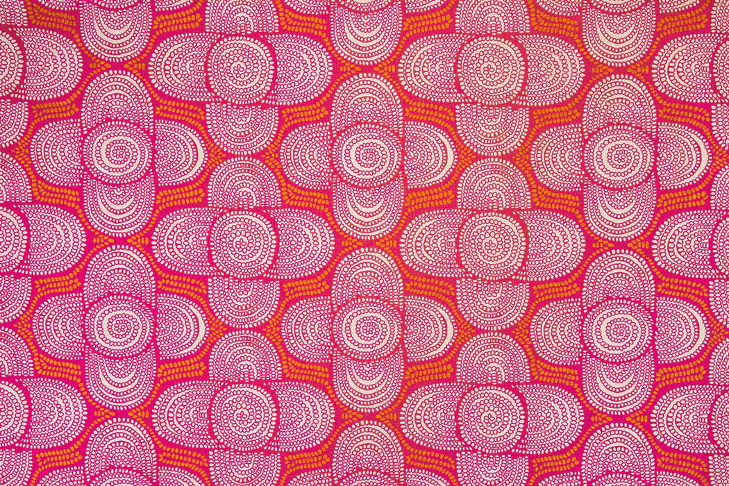Christopher Farr Azteque Indoor Printed Hot Pink Fabric Sample