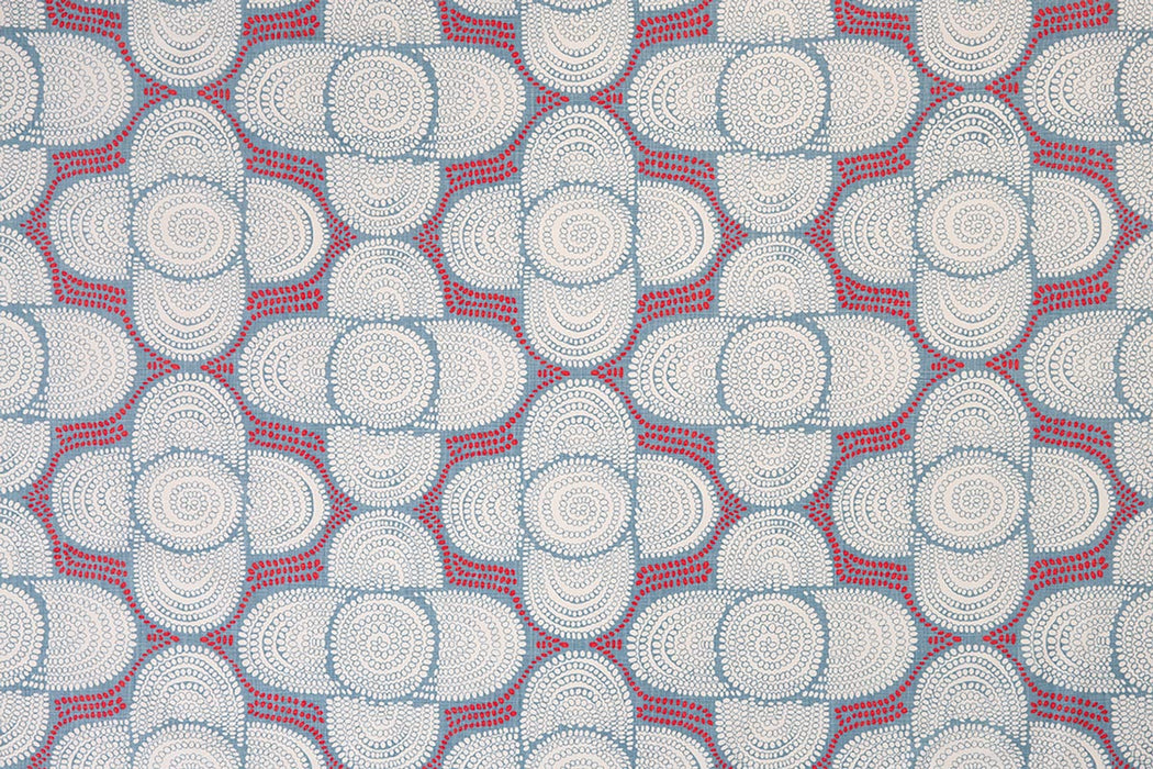 Christopher Farr Azteque Indoor Printed Coral Fabric Sample