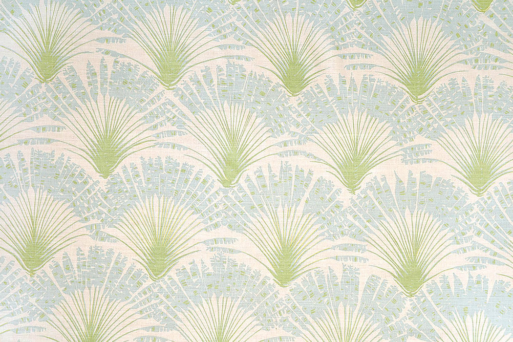Christopher Farr Brisa Indoor Printed Aqua Fabric Sample