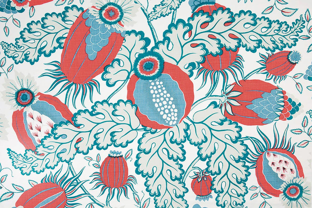 Christopher Farr Carnival Indoor Printed Coral Fabric