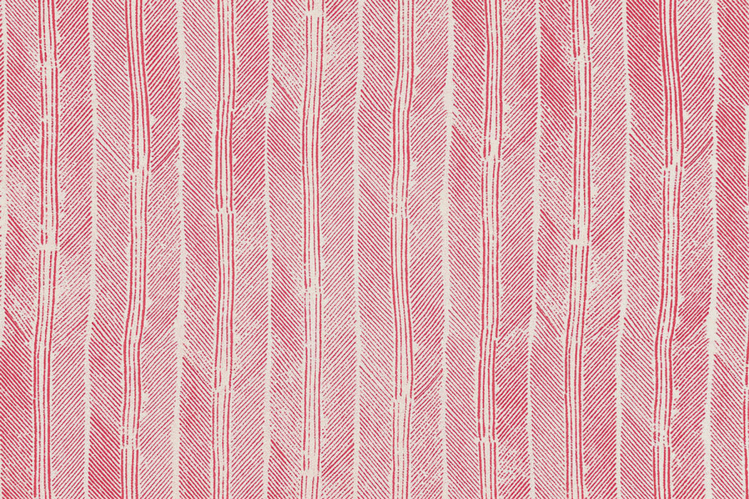 Christopher Farr Peacock Indoor Printed Hot Pink Fabric Sample