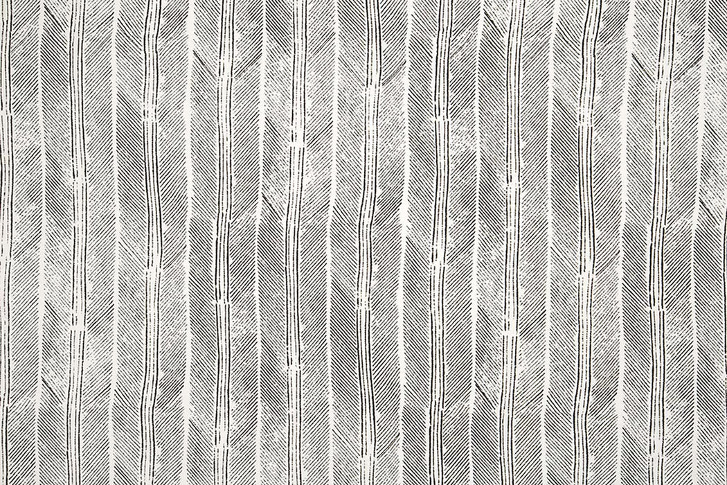 Christopher Farr Peacock Indoor Printed Charcoal Fabric