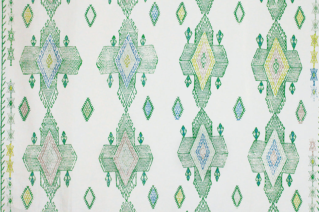 Christopher Farr Travelling Light Indoor Printed Green Fabric Sample