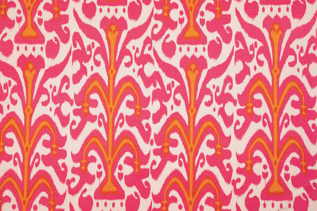Christopher Farr Belfour Indoor Printed Hot Pink Fabric Sample