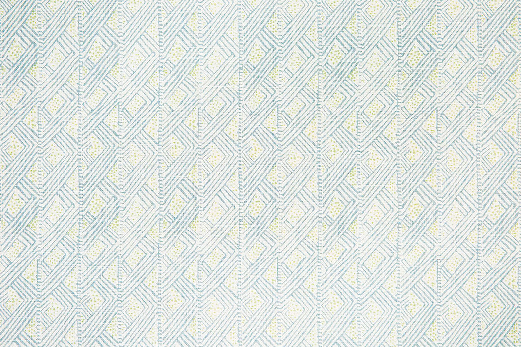 Christopher Farr Belge Indoor Printed Pale Blue Fabric