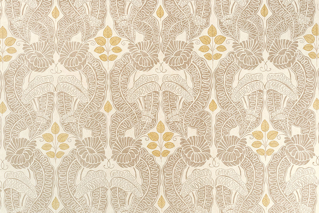 Christopher Farr Belle-De-Nuit Indoor Printed Natural Fabric Sample