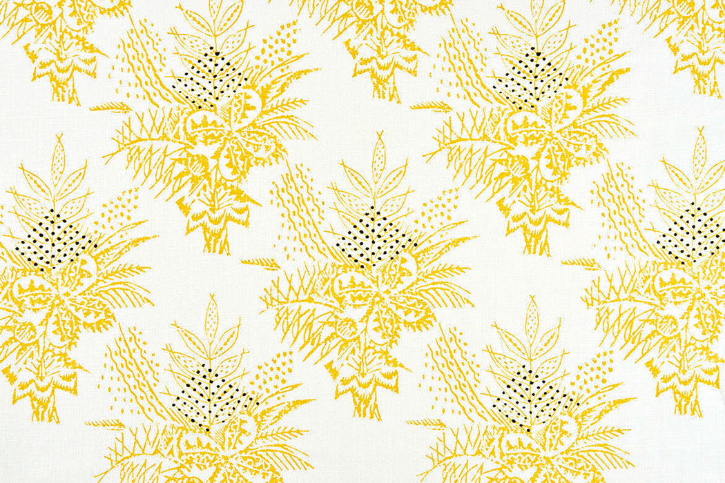 Christopher Farr Bouquet Indoor Printed Lemon Fabric Sample