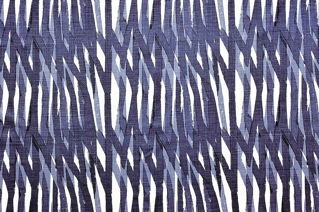 Christopher Farr Breakwater Indoor Printed Indigo Fabric Sample