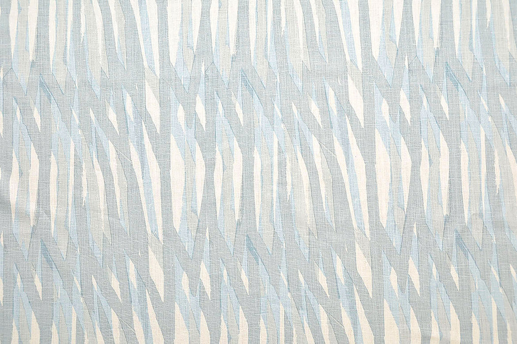 Christopher Farr Breakwater Indoor Printed Pale Blue Fabric Sample