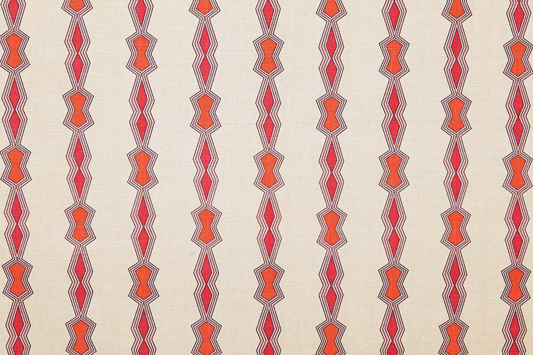 Christopher Farr Chicago Indoor Printed Hot Pink Fabric Sample