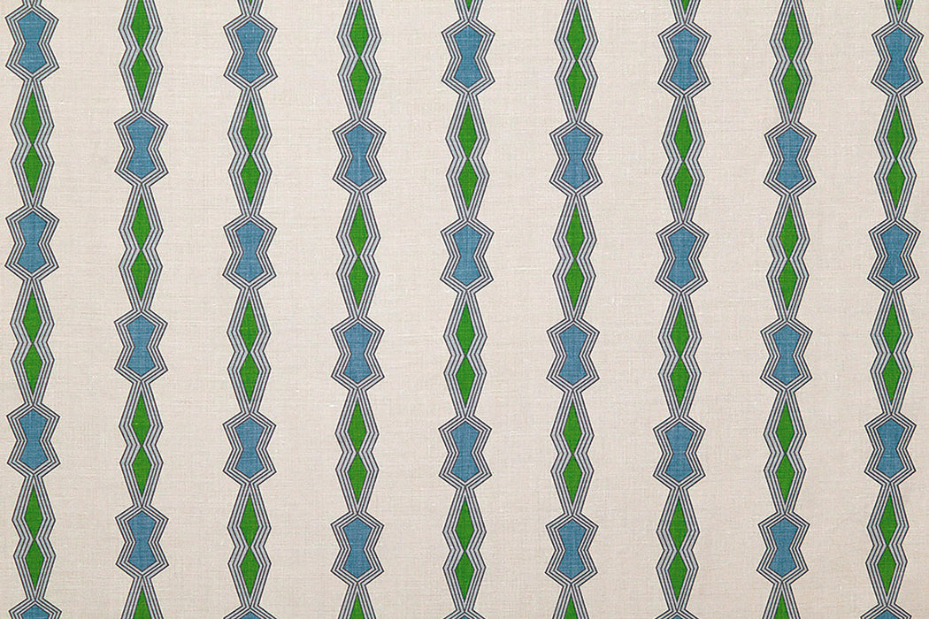 Christopher Farr Chicago Indoor Printed Green Fabric Sample