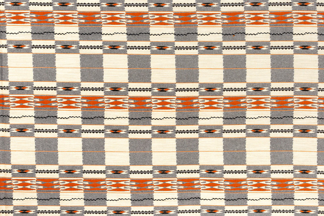 Christopher Farr Chubby Check Indoor Woven Grey Fabric Sample