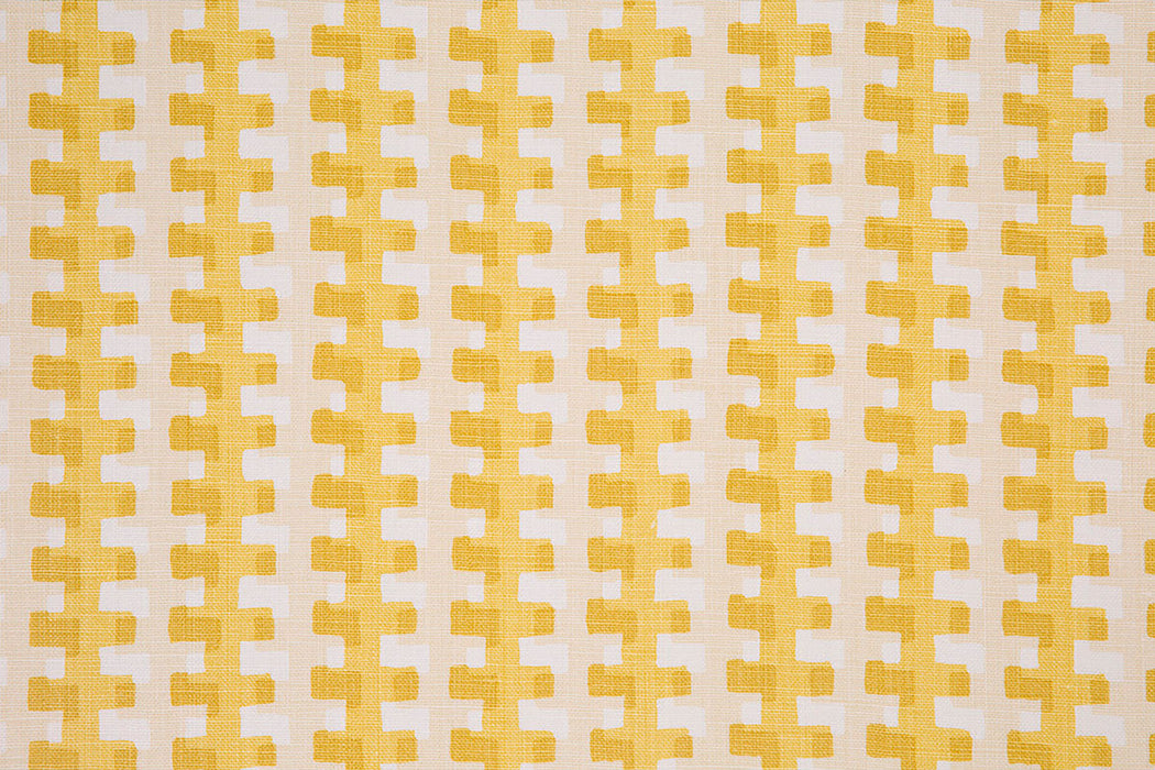 Christopher Farr Cremaillere Indoor Printed Lemon Fabric Sample