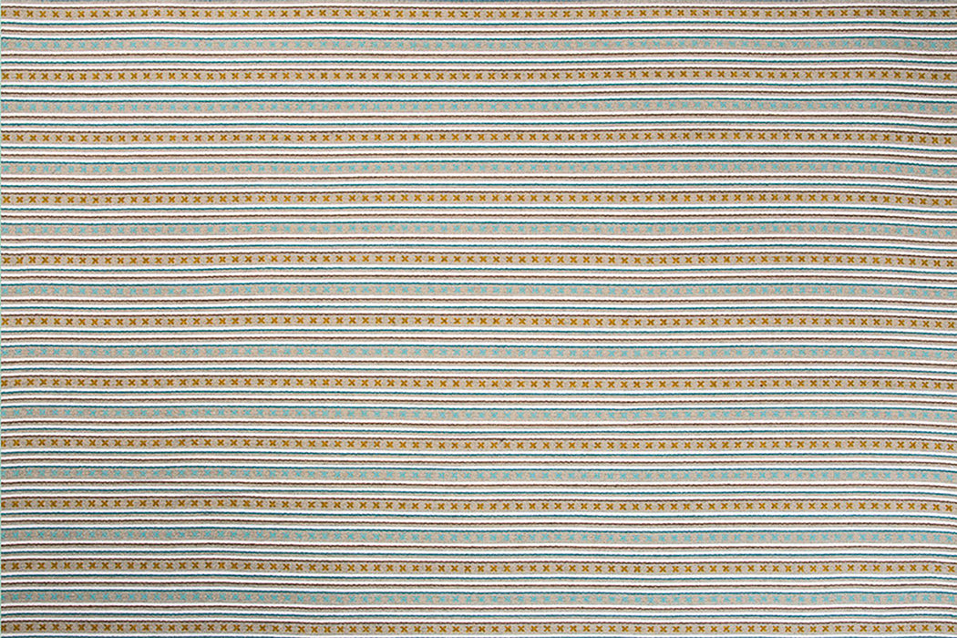 Christopher Farr Criss Cross Indoor Woven Aqua Fabric