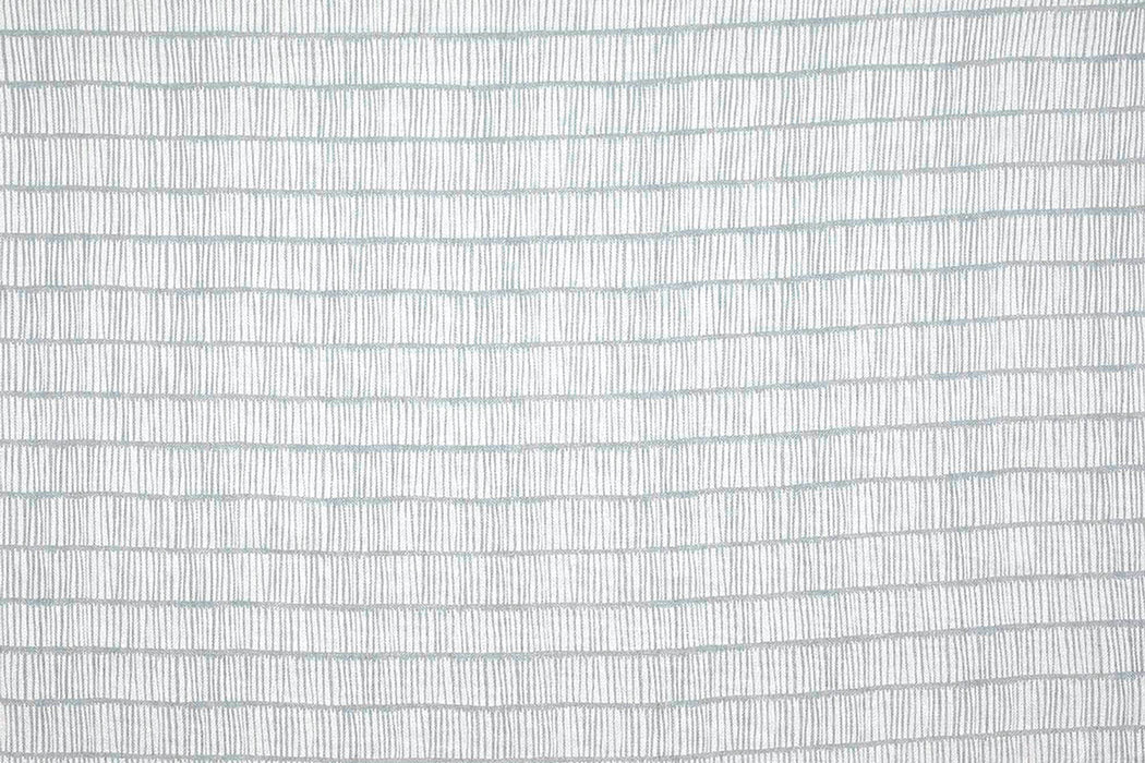 Christopher Farr Crochet Indoor Printed Pale Blue Fabric Sample