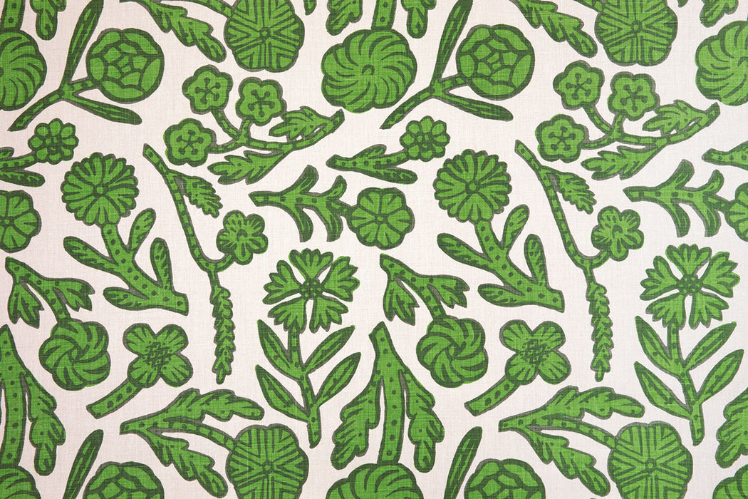 Christopher Farr Day Indoor Printed Green Fabric Sample