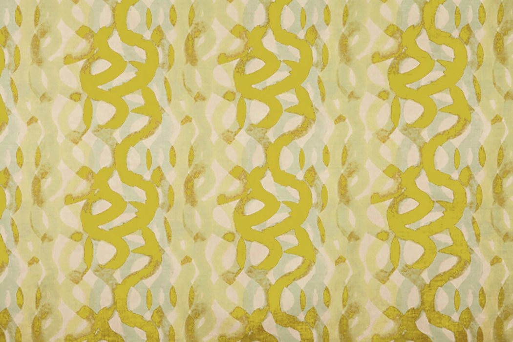 Christopher Farr Fathom Indoor Printed Sage Fabric Sample