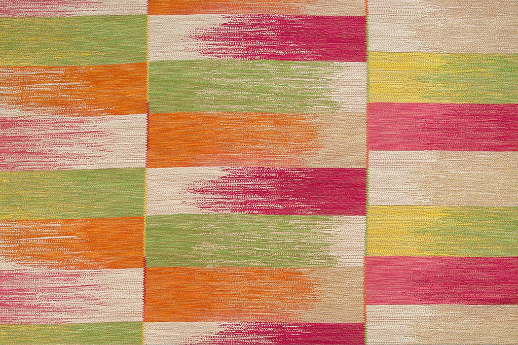 Christopher Farr Ikat Weave Indoor Woven Lime Fabric Sample