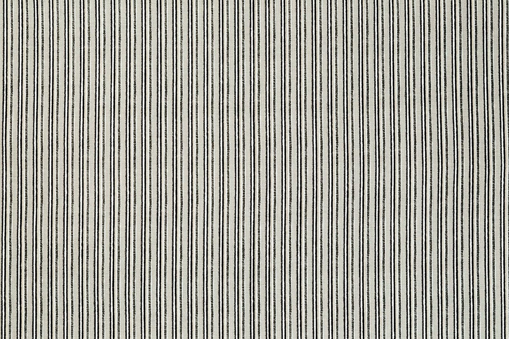 Christopher Farr Peace & Love Indoor Printed Charcoal Fabric Sample