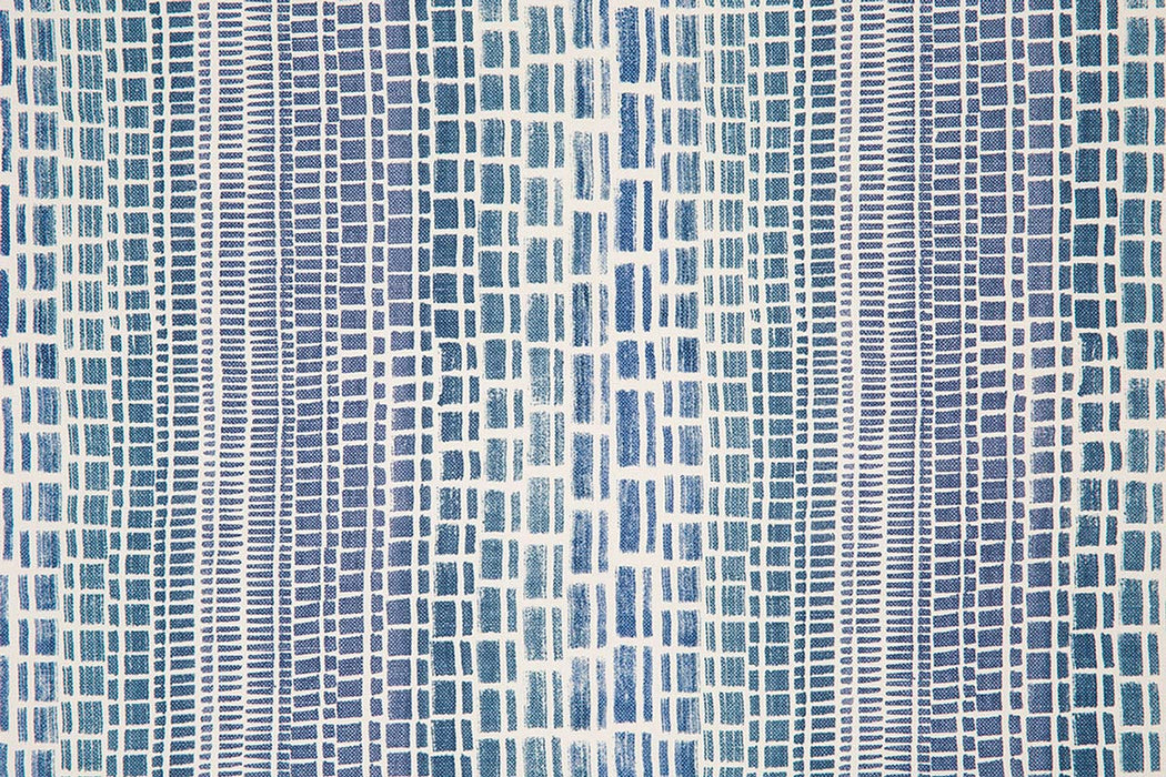 Christopher Farr Prism Indoor Printed Indigo Fabric Sample
