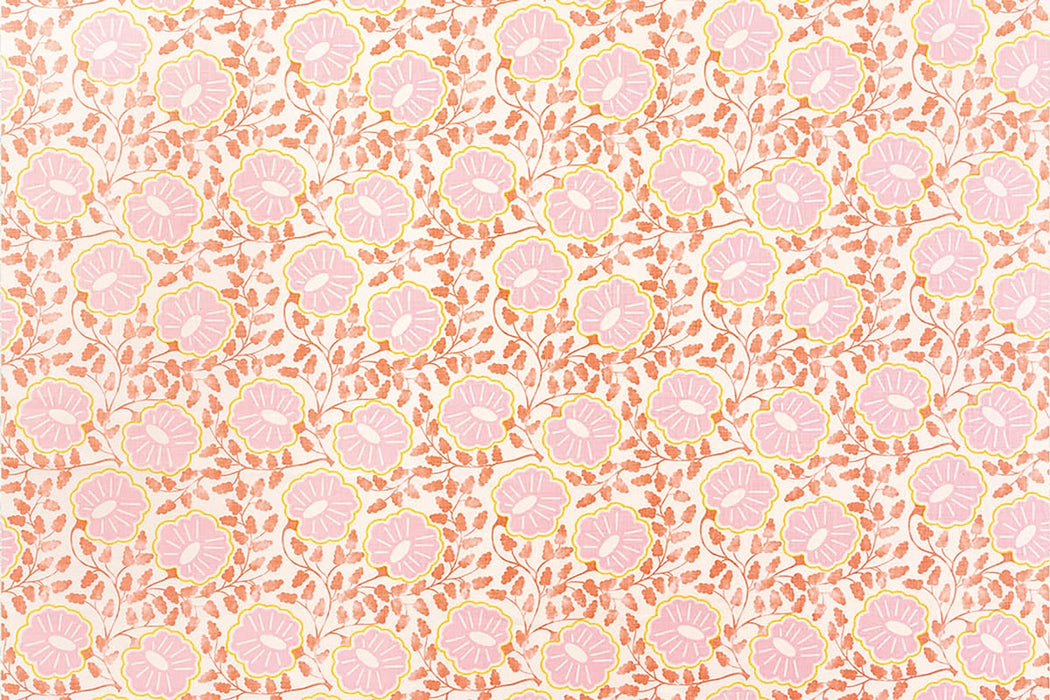 Christopher Farr Punch Paisley Indoor Printed Peach Fabric Sample