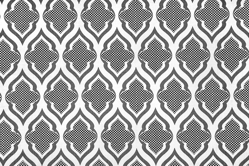 Christopher Farr Ravenna Indoor Printed Charcoal Fabric