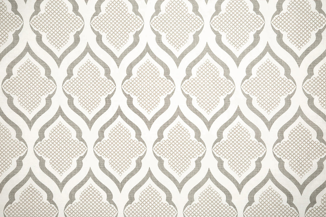 Christopher Farr Ravenna Indoor Printed Smoke Fabric Sample