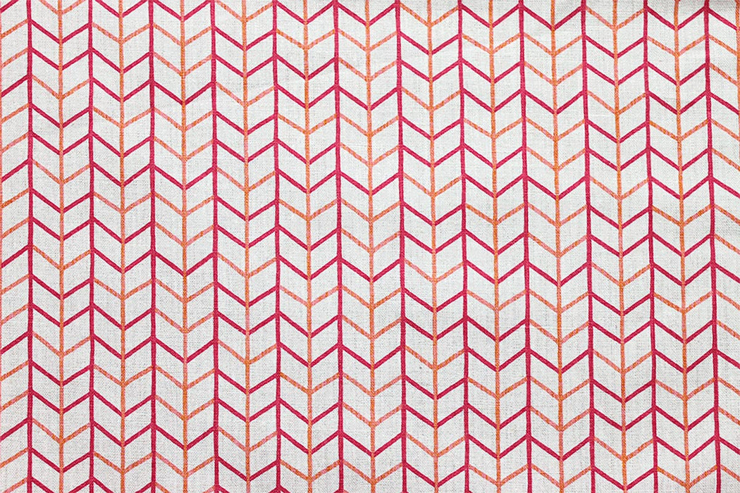Christopher Farr Small Way Indoor Printed Hot Pink Fabric Sample