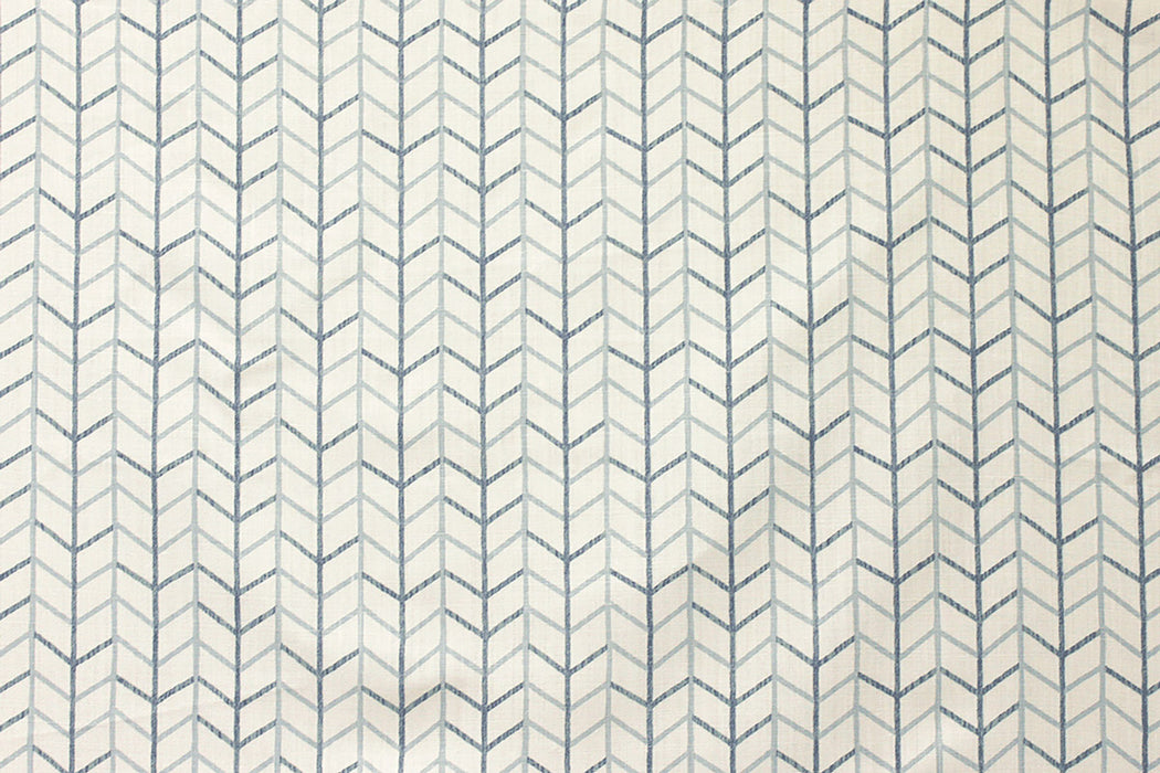 Christopher Farr Small Way Indoor Printed Indigo Fabric Sample