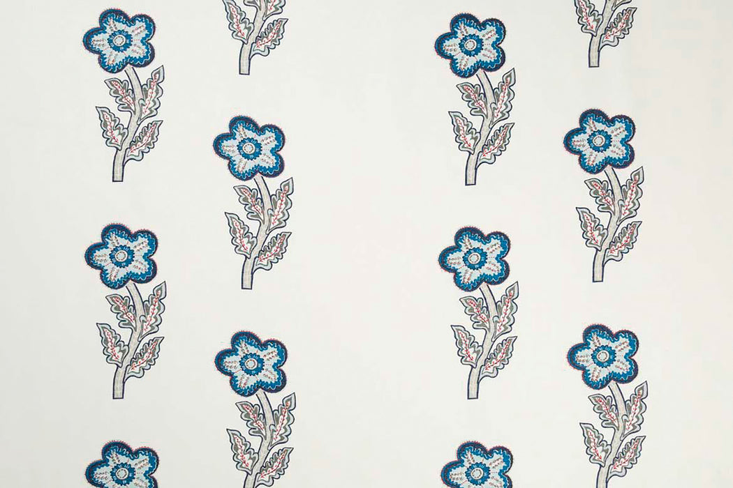 Christopher Farr Tasha's Trip Indoor Printed Berry Fabric Sample