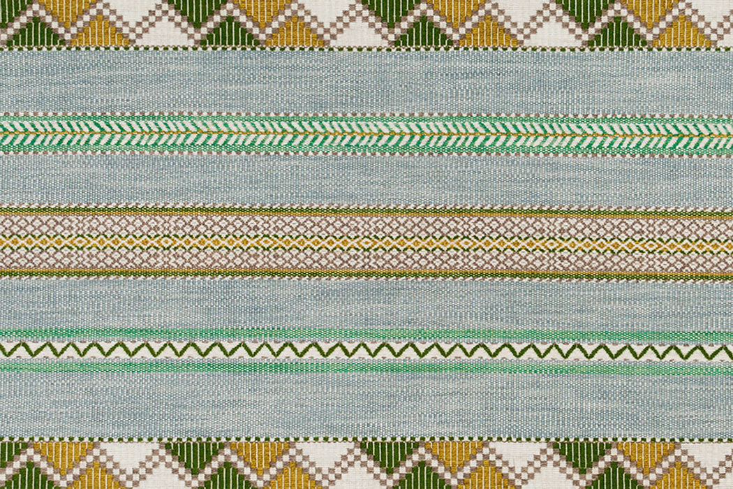 Christopher Farr Woven Ribbon Indoor Woven Aqua Fabric Sample