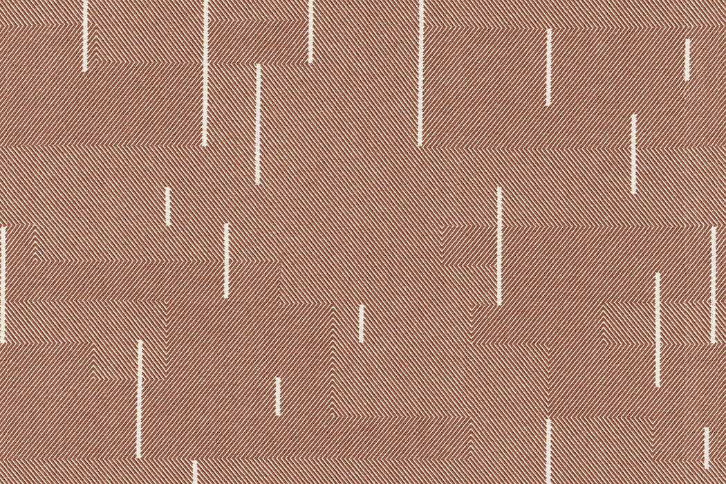 Christopher Farr With Verticals Raffia Rust Wallpaper Sample