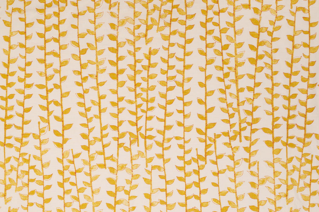 Christopher Farr Tea Trail Indoor Printed Lemon Fabric Sample