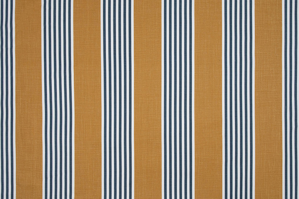 Christopher Farr The Hudson Stripe Indoor Printed Honey Fabric Sample