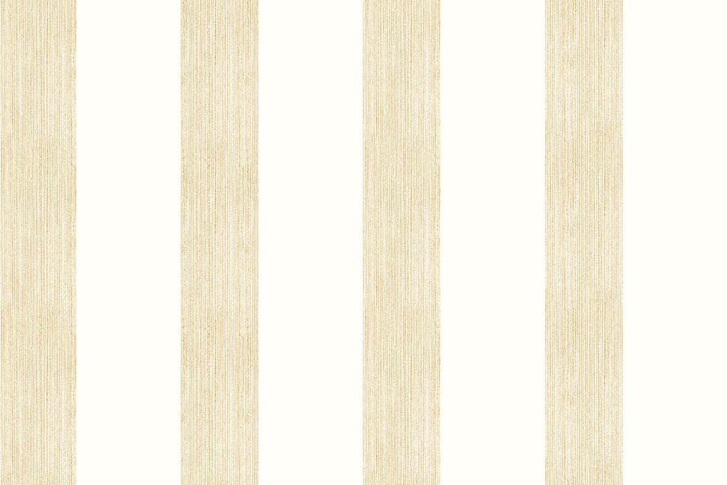 Christopher Farr Brome Stripe Standard Gold Wallpaper Sample