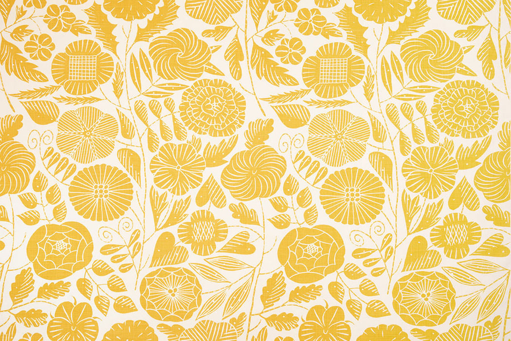 Christopher Farr Eden Indoor Printed Lemon Fabric Sample