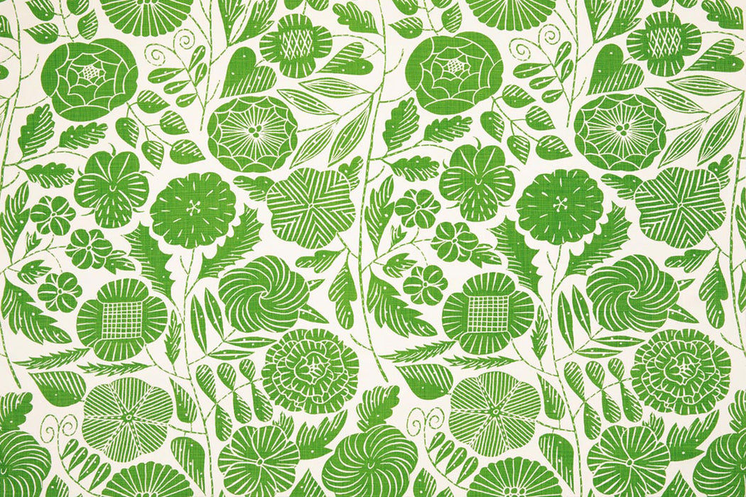 Christopher Farr Eden Indoor Printed Green Fabric Sample