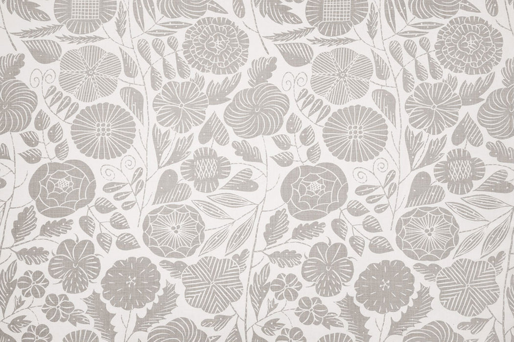 Christopher Farr Eden Indoor Printed Smoke Fabric Sample