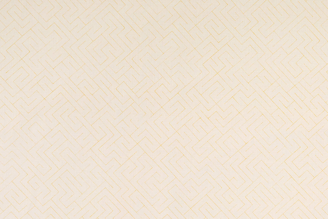 Christopher Farr Triangulated Indoor Printed Lemon Fabric Sample