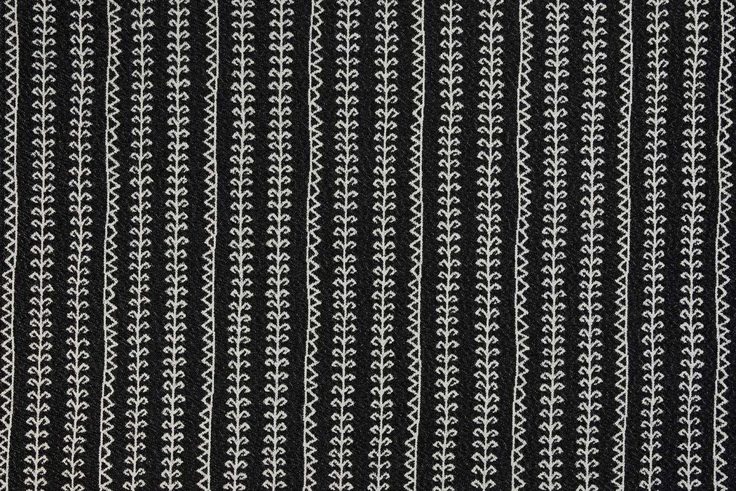 Christopher Farr Little Weed Indoor Woven Charcoal Fabric Sample