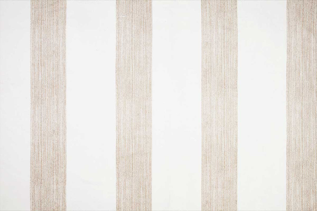 Christopher Farr Brome Stripe Indoor Printed Taupe Fabric Sample