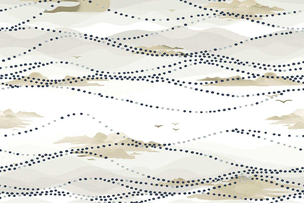 Christopher Farr Island Atmosphere Standard Slate Wallpaper Sample