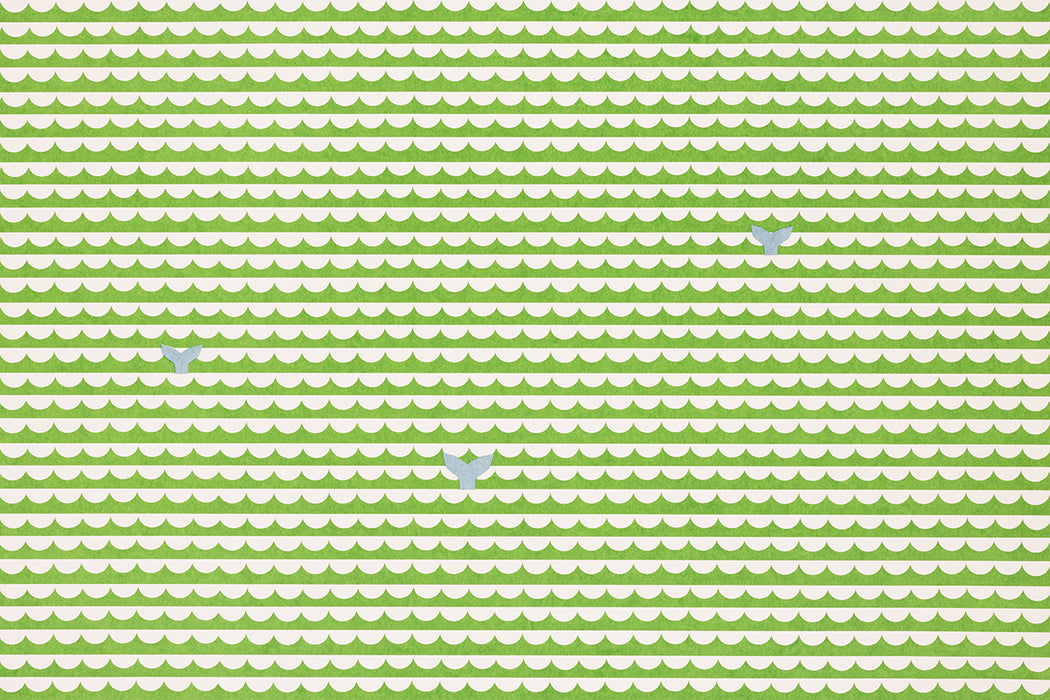 Christopher Farr We Sailed Away Standard Grass Wallpaper Sample