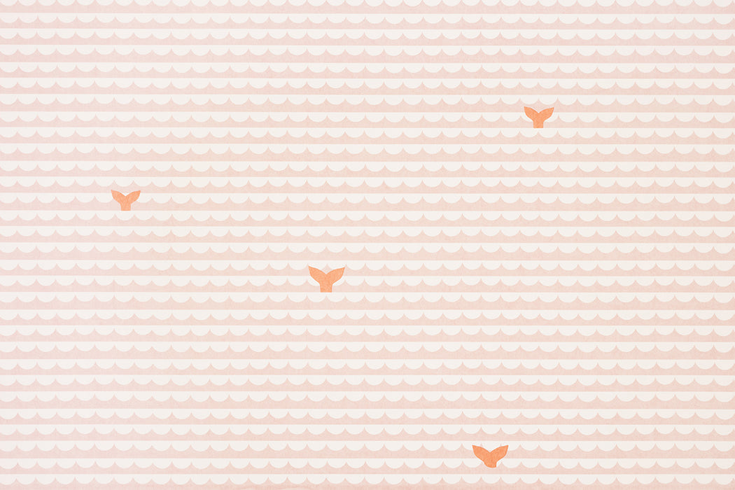 Christopher Farr We Sailed Away Standard Guava Wallpaper Sample