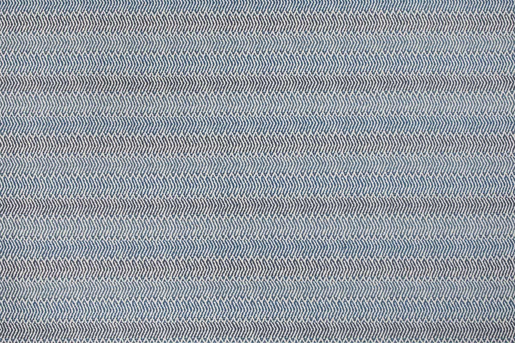 Christopher Farr Himba Outdoor Performance Woven Blue Fabric