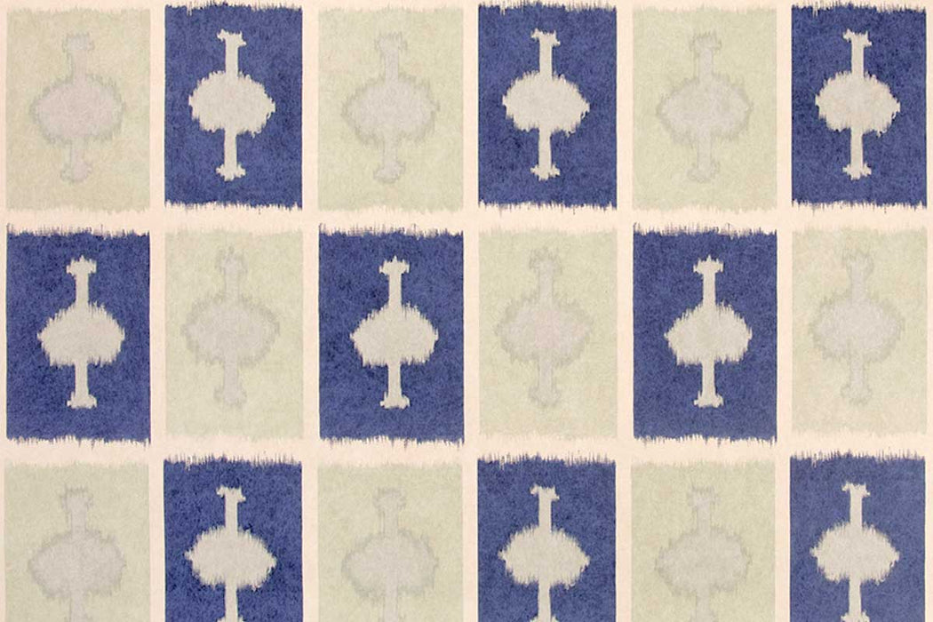 Christopher Farr Ozone Standard Cobalt Wallpaper Sample